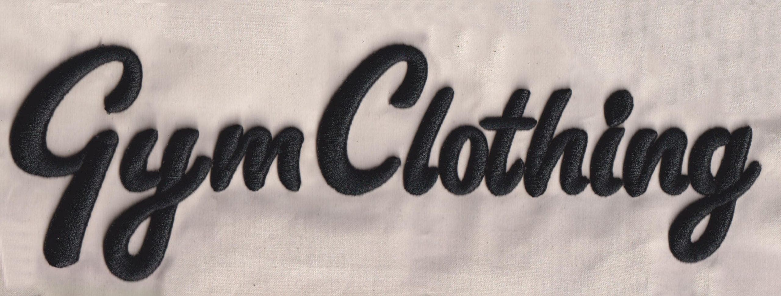Gym Clothing embroidery design preview