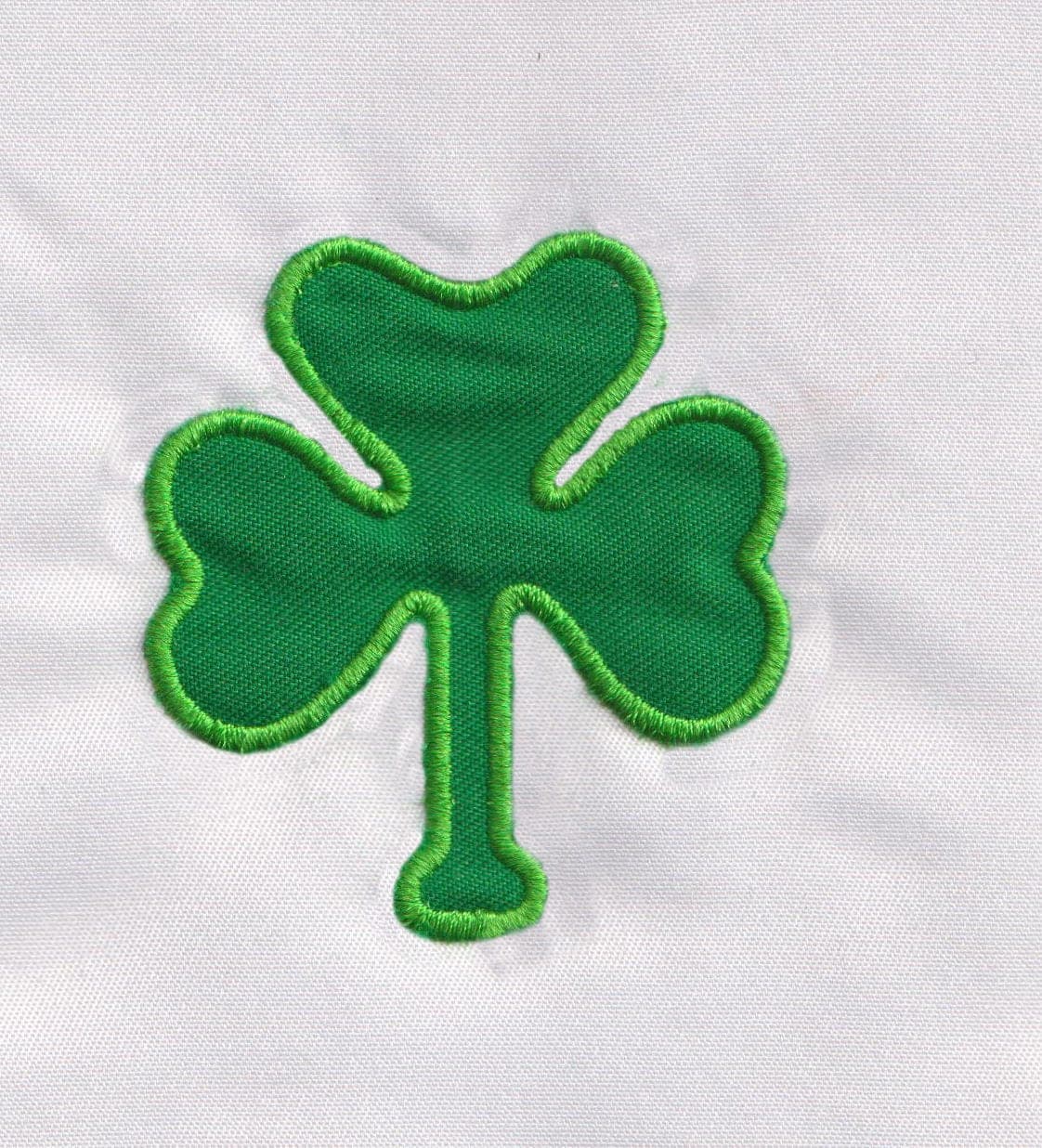 Shamrock Madeira Applique Scan embroidery design preview