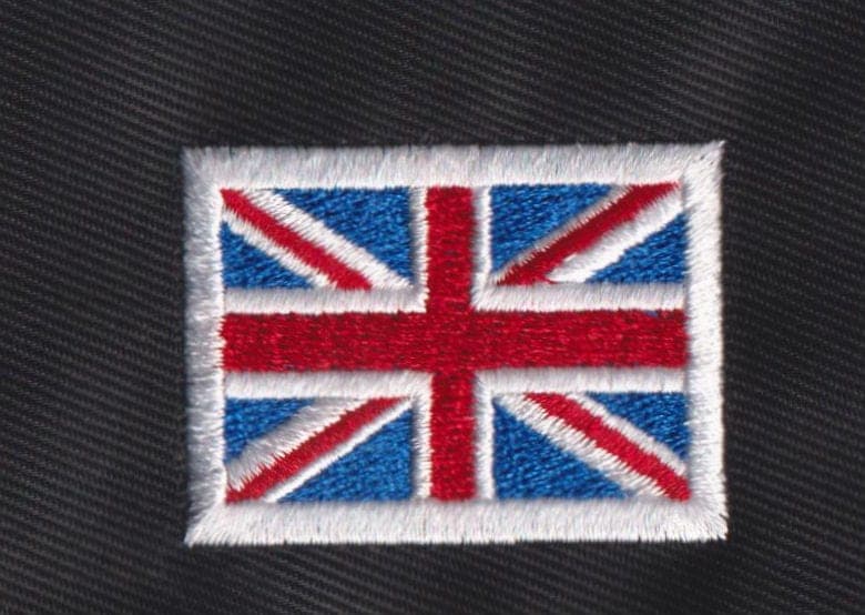 Union Jack 4cm embroidery design preview