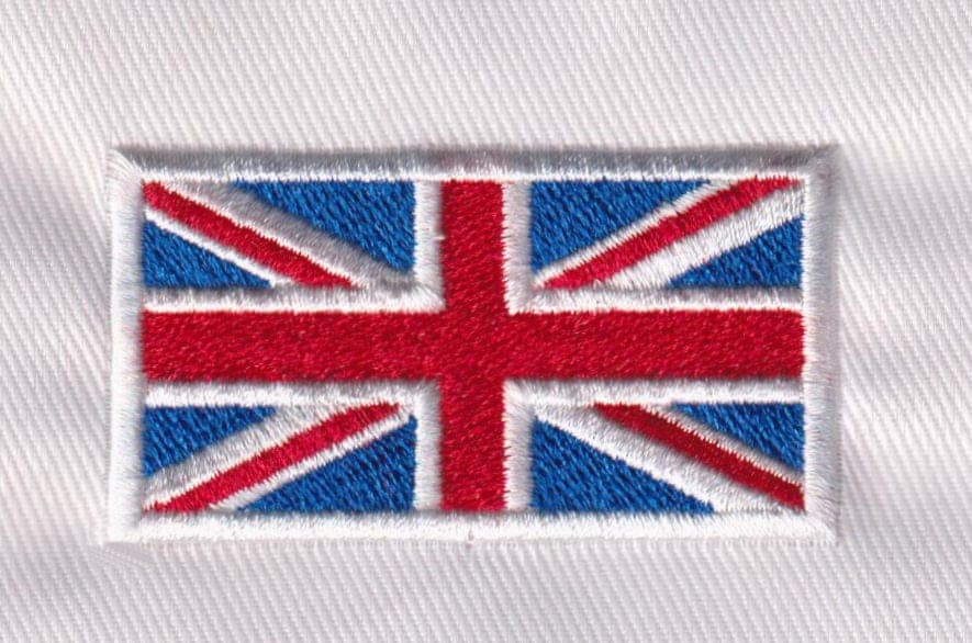 Union Jack Flag 55mm embroidery design preview