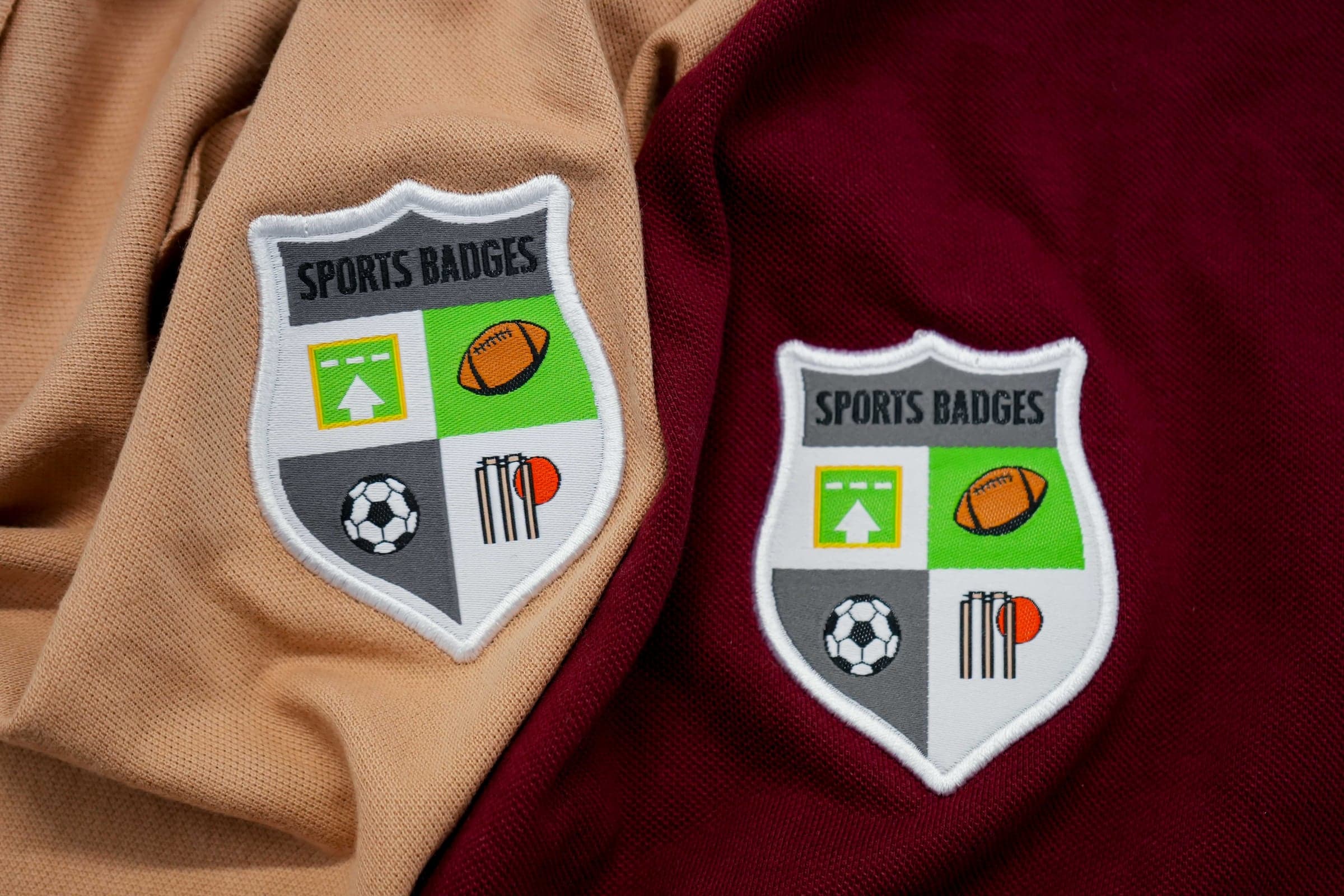 Woven & Combination Badges produced for trade decorators by Net Digitizing